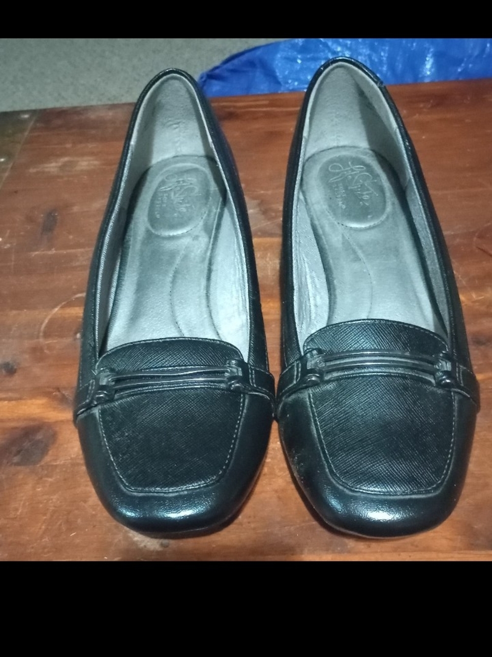 Life Stride Black Women's Slip-On Loafers